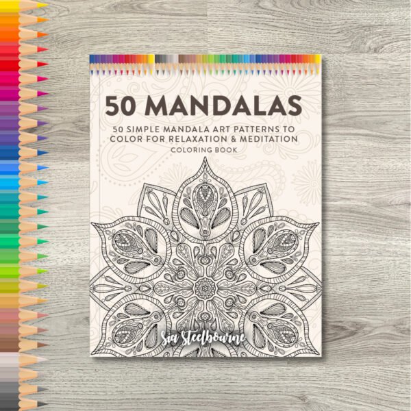 50 Mandalas Coloring Book