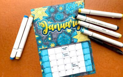 Stay Organized and Stress-Free in the New Year with a Coloring Calendar