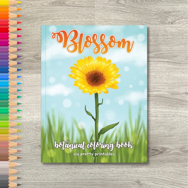 Blossom: Botanical Coloring Book